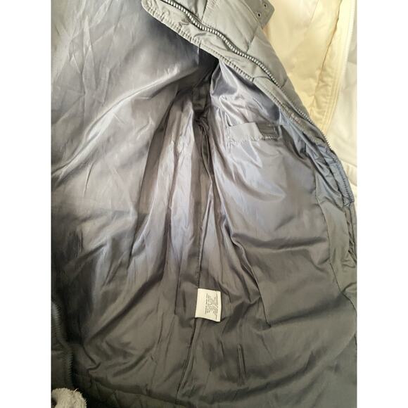 Totes Puffer Coat Weather Stoppers Women M Gray Faux Fur Hood Parka Jacket - Picture 11 of 16